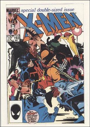 Uncanny X-Men Cover Series II (Base Set) card 18 Issue #193