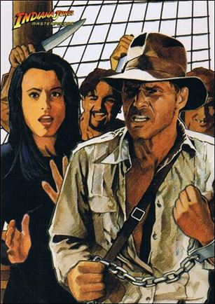 Indiana Jones Masterpieces (Base Set) card 76 At the Mercy of Pirates