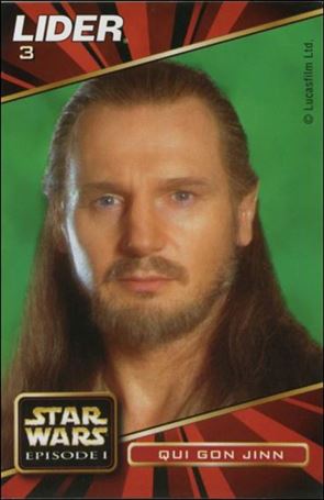 Star Wars: Episode I The Phantom Menace Lider (Promo) card 3 Qui-Gon Jinn