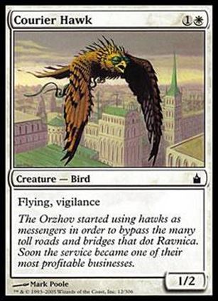 Magic the Gathering: Ravnica (Base Set)  card 12 Courier Hawk
