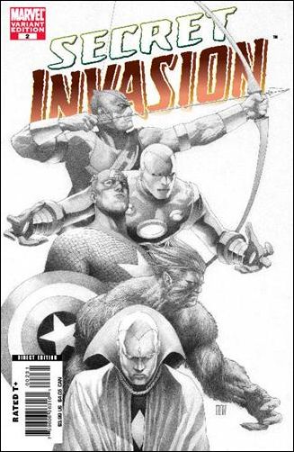 Secret Invasion (2008) issue 2-D Steve McNiven 1:100 Sketch Cover