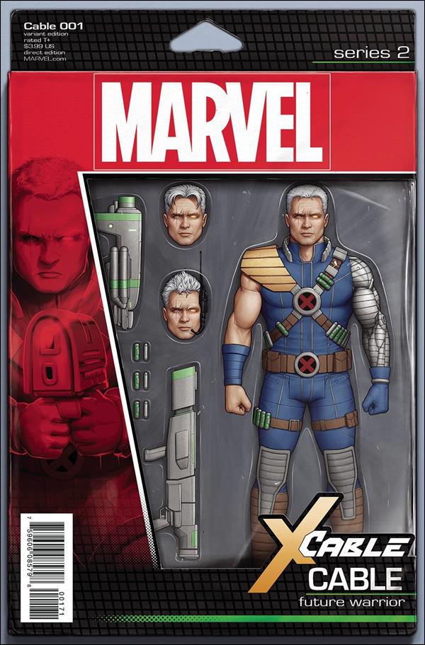 Cable (2017) issue 1-B John Tyler Christopher Action Figure Cover