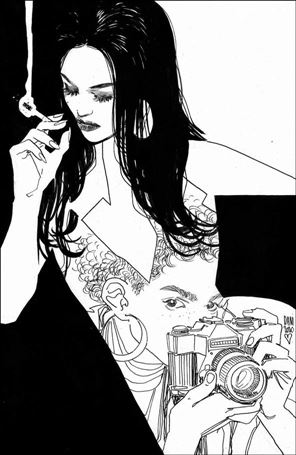 Abbott: 1973 issue 3-D Dani 1:Store Black & White Cover