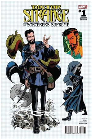 Doctor Strange and the Sorcerers Supreme issue 1-C Javier Rodriguez 1:15 Design Cover