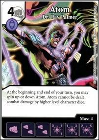 DC Comics Dice Masters War of Light card 36 Atom: Dr. Ray Palmer