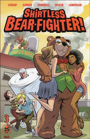 Shirtless Bear-Fighter issue 3-C Jacob Chabot Cover