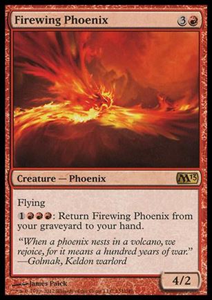 Magic the Gathering: 2013 Core Set (Base Set) card 131 Firewing Phoenix