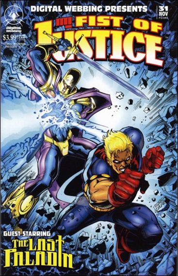 Digital Webbing Presents issue 31 Yildiray Cinar "Fist of Justice" Cover