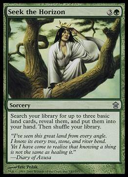 Magic the Gathering: Saviors of Kamigawa (Base Set) card 147 Seek the Horizon
