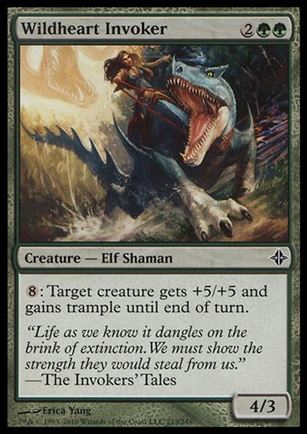 Magic the Gathering: Rise of the Eldrazi (Base Set) card 213 Wildheart Invoker
