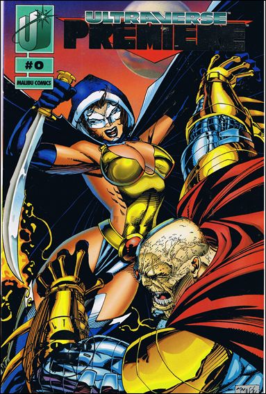 Ultraverse Premiere issue 0-B Ultra Limited Silver Foil Cover 1/5000