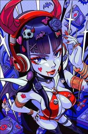 Vampirella (2019) issue 675-U Retailer Exclusive Anacathie Blue Virgin Cover 