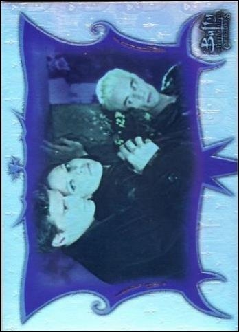 Buffy the Vampire Slayer: Connections (Parallel Foil Base Set) card BC-12  Angel + Drusilla : Passionate Connection