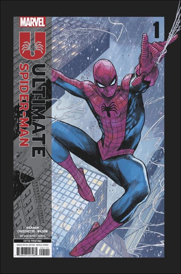 Ultimate Spider-Man (2024) issue 1-ZT Marco Checchetto Cover (5th Printing)