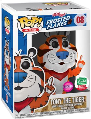 POP! Ad Icons figure 8-B Tony the Tiger (Flocked) 1/2000