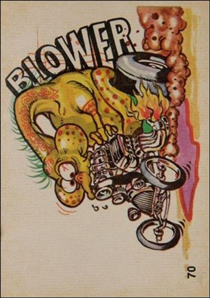Oddest Odd Rods (Base Set) card 70 Blower (Fan Art on Back)