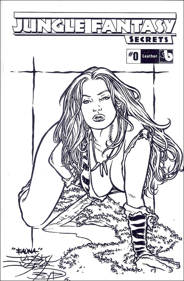 Jungle Fantasy: Secrets issue 0-VA White/Blue Leather Cover