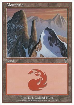 Magic the Gathering: 7th Edition (Base Set) card 337 Mountain