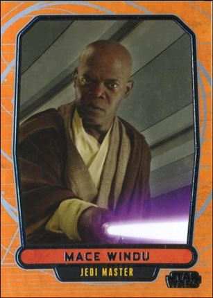 Star Wars Galactic Files (Base Set) card 70 Mace Windu Jedi Master