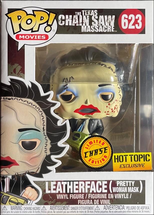 POP! Movies figure 623-B Leatherface (Pretty Woman Mask) Chase Hot Topic