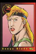 Mortal Kombat (Base Set) card 8 Sonya Blade