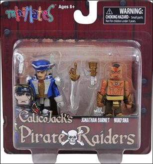 Calico Jack's Pirate Raiders Minimates figure 2 Jonathan Barnet and Nukpana
