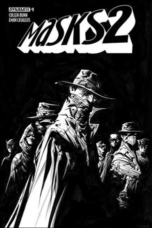 Masks 2 issue 1-I Jae Lee 1:40 Black & White Cover