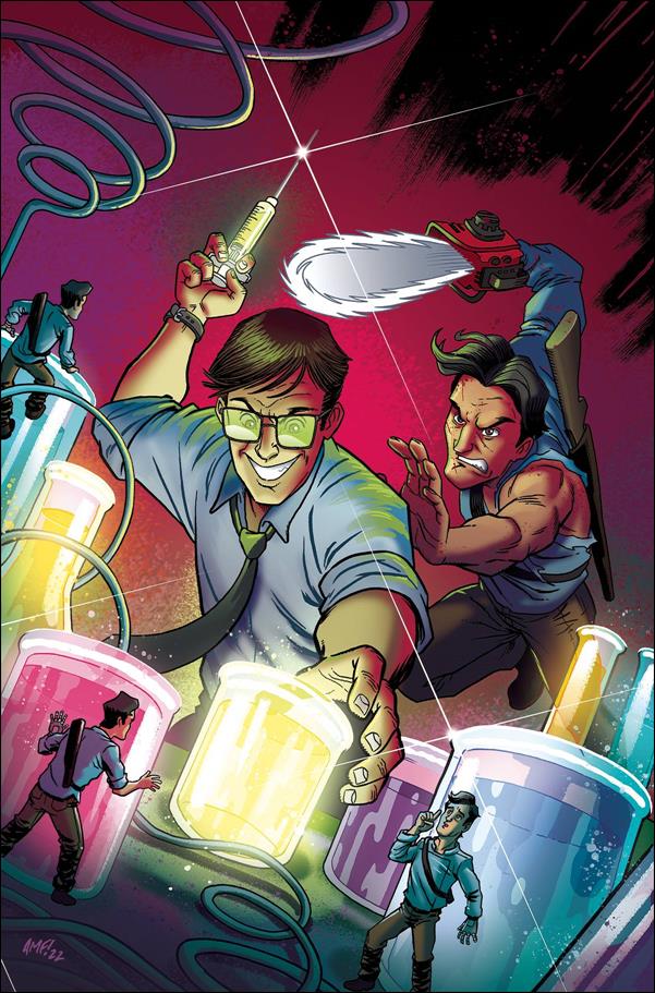 Army of Darkness vs Reanimator: Necronomicon Rising issue 1-P Tony Fleecs Virgin Cover