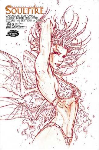 Michael Turner's Soulfire (2004) issue 5-B Canadian National Comic Book Expo Cover 1/2000