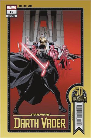 Star Wars: Darth Vader issue 19-B Chris Sprouse Lucasfilm 50th Anniversary Cover