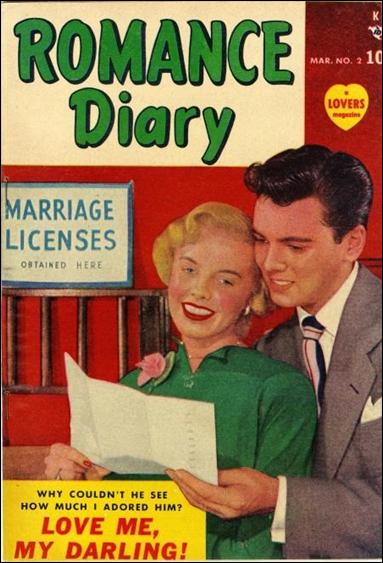 Romance Diary issue 2 Photo Cover