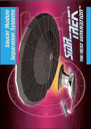 Star Trek: The Next Generation - Inaugural Edition (Base Set) card 93 Saucer Module Separation Systems