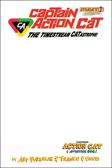 Captain Action Cat: The Timestream Catastrophe! issue 1-B Blank Authentix Cover