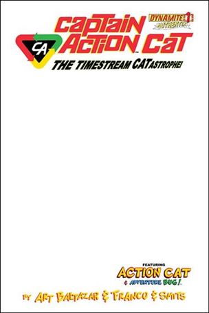 Captain Action Cat: The Timestream Catastrophe! issue 1-B Blank Authentix Cover