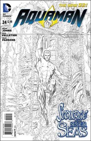 Aquaman (2011) issue 24-B 1:25 Sketch Cover