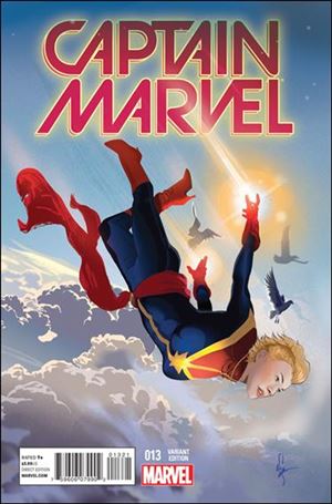 Captain Marvel (2014) issue 13-B Afua Richardson Women of Marvel Cover