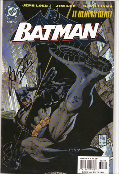 Batman (1940) issue 608-F Dynamic Forces (Signed by Jeph Loeb) 1/1000
