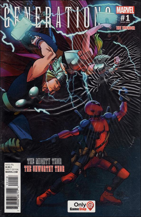 Generations: The Unworthy Thor & The Mighty Thor issue 1-J Polybagged GameStop Cover
