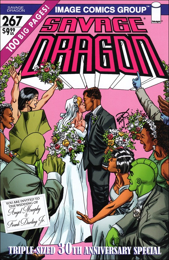 Savage Dragon (1993) issue 267-B Erik Larsen Retro Trade Dress Cover