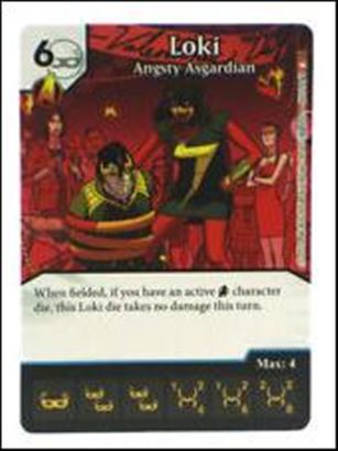 Marvel Dice Masters Civil War card M2016 . 9 Loki: Angsty Asgardian