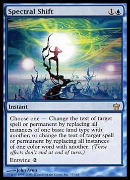 Magic the Gathering: Fifth Dawn (Base Set) card 37 Spectral Shift