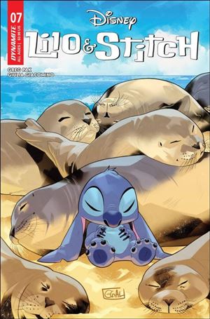 Lilo & Stitch issue 7-C Edwin Galmon Cardstock Cover