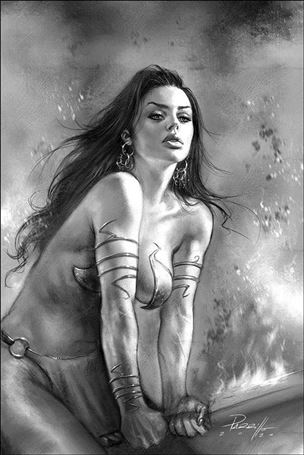 Dejah Thoris (2019) issue 8-Q Lucio Parrillo 1:50 Black & White Virgin Cover