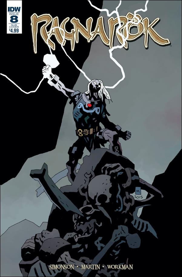 Ragnarok issue 8-B Mike Mignola Subscription Cover