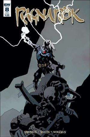 Ragnarok issue 8-B Mike Mignola Subscription Cover