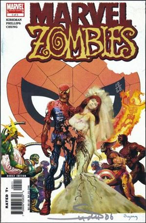Marvel Zombies (2006) issue 5-C DF A Spider-Man Annual #21 (Sgnd by A Suydam) 1/68