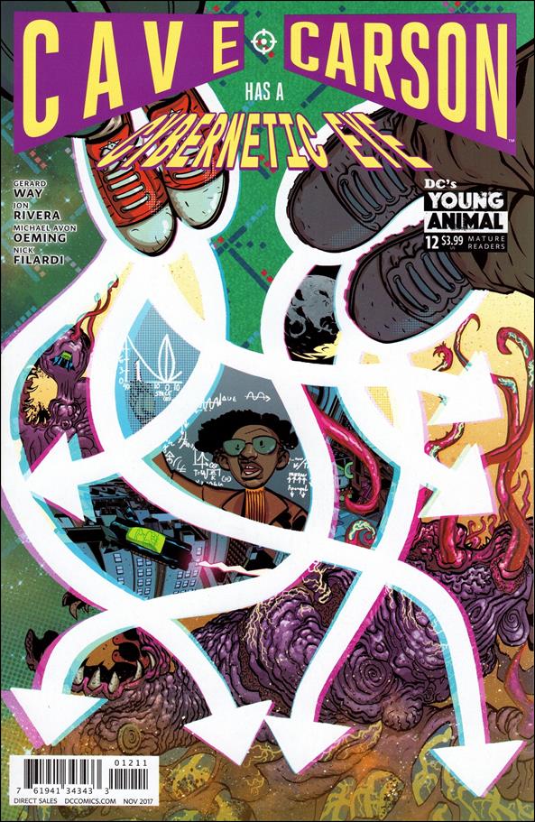 Cave Carson Has a Cybernetic Eye issue 12 Michael Avon Oeming Cover