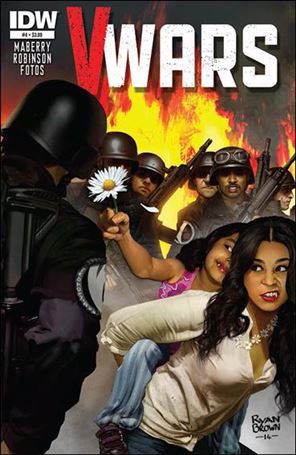 V-Wars issue 4 Ryan Brown Cover