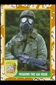 Desert Storm: Series 1 (Base Set) card 76 Wearing the Gas Mask