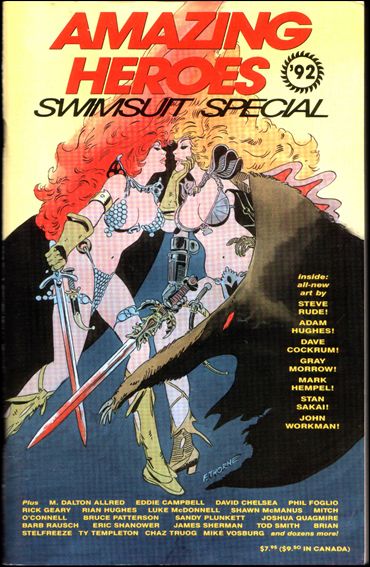 Amazing Heroes Swimsuit Special issue 1992